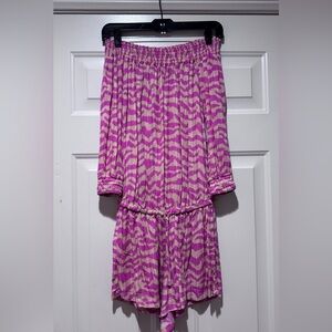 Raisins Pink and Beige Leopard Romper